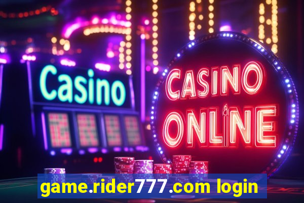 game.rider777.com login